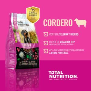 Total cordero y arroz raza pequeña