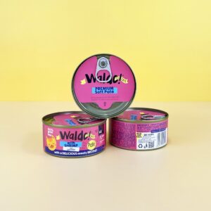 Waldo lata gato camaron GF