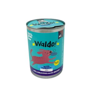 Waldo lata perro pavo GF