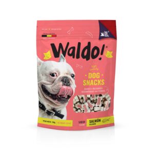 Waldo gomitas perro salmon