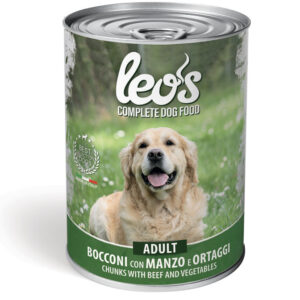 Leos perro carne y verdura 415g
