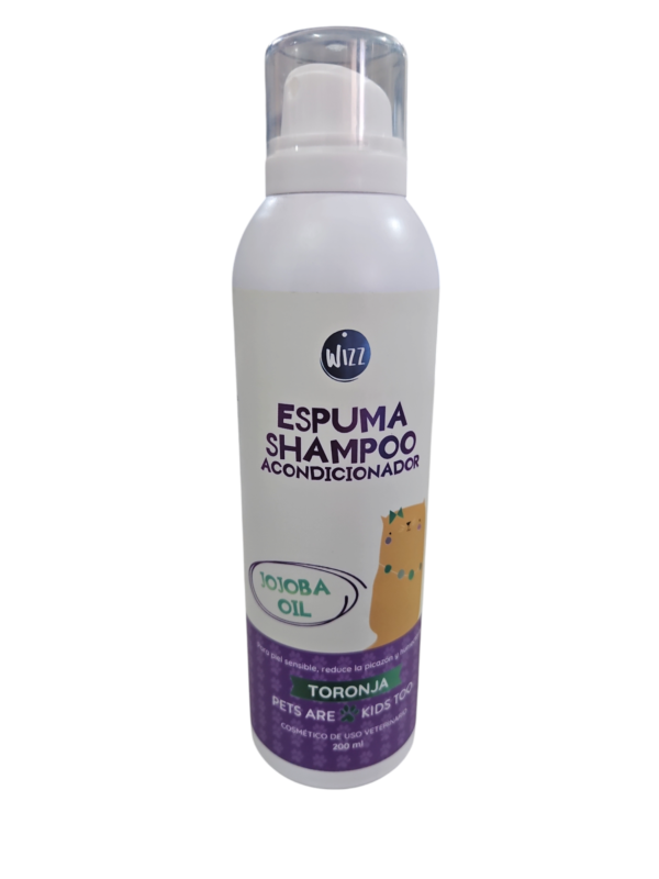 Wizz espuma baño seco toronja 200ml