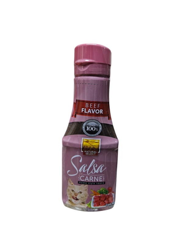 Salsa Natural Select gato carne 225ml