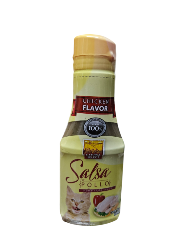 Salsa Natural Select gato pollo 225ml