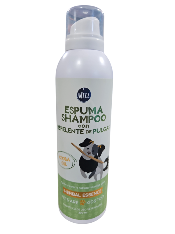 Wizz espuma baño seco repelente anti pulgas 200ml
