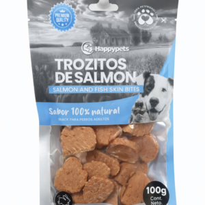 Happypets trocitos de Salmón 100g