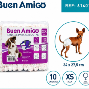 Pañales para Hembra Buen amigo XS