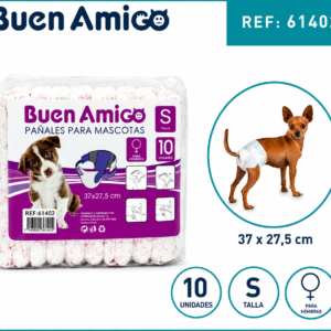 Pañales para hembra buen amigo talla S