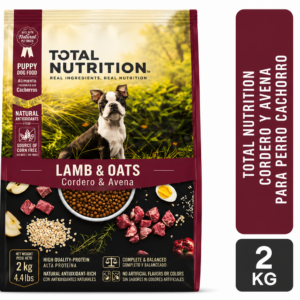 Total Nutrition Cachorro cordero y avena 2k