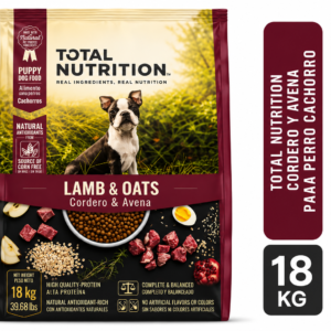 Total nutrition cachorro cordero y avena 18k