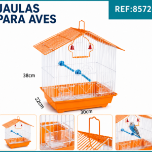 Jaula para aves 30x22x38